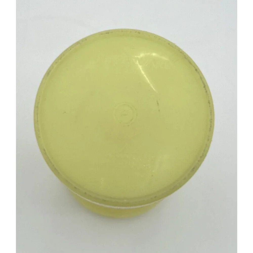 Vintage Tupperware Tall Cannister 262-3 Yellow Missing Lid Flap SKU U149